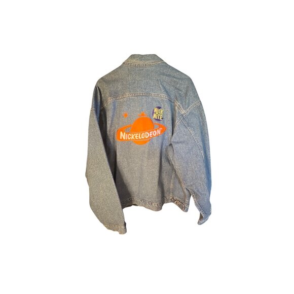 Vintage Nickelodeon Nick at Nite Denim Jacket Stanley Desantis Mens XX Large Pro - Picture 5 of 6